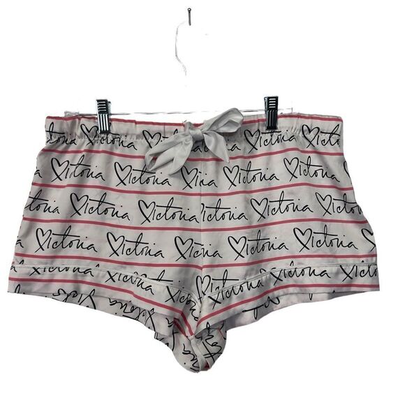 Victoria’s Secret Logo pajama short bottoms large - Picture 1 of 9